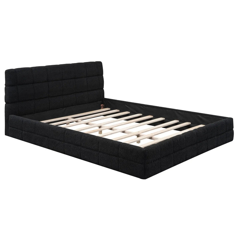 Upholstered Platform Bed With Headboard by Unique Piece Furniture