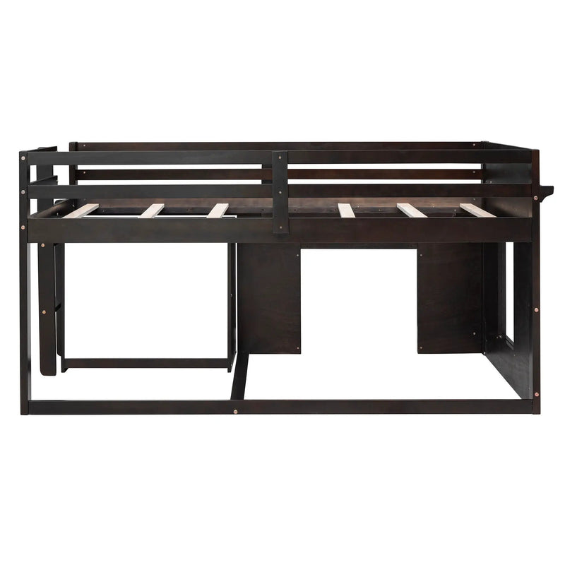 Loft Bed With Cabinet And Shelf by HouseOfZazla