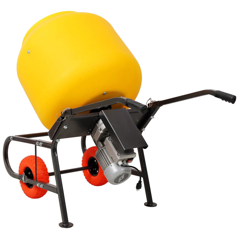 6 CUFT/170L Portable Electric Poly Drum Concrete Mixer by HouseOfZazla