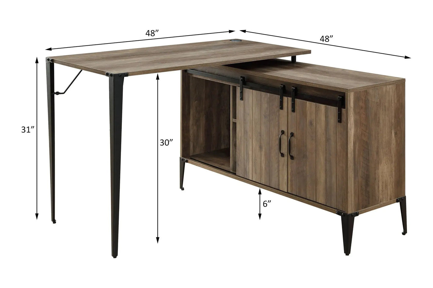 Zakwani Wood Writing Desk by HouseOfZazla