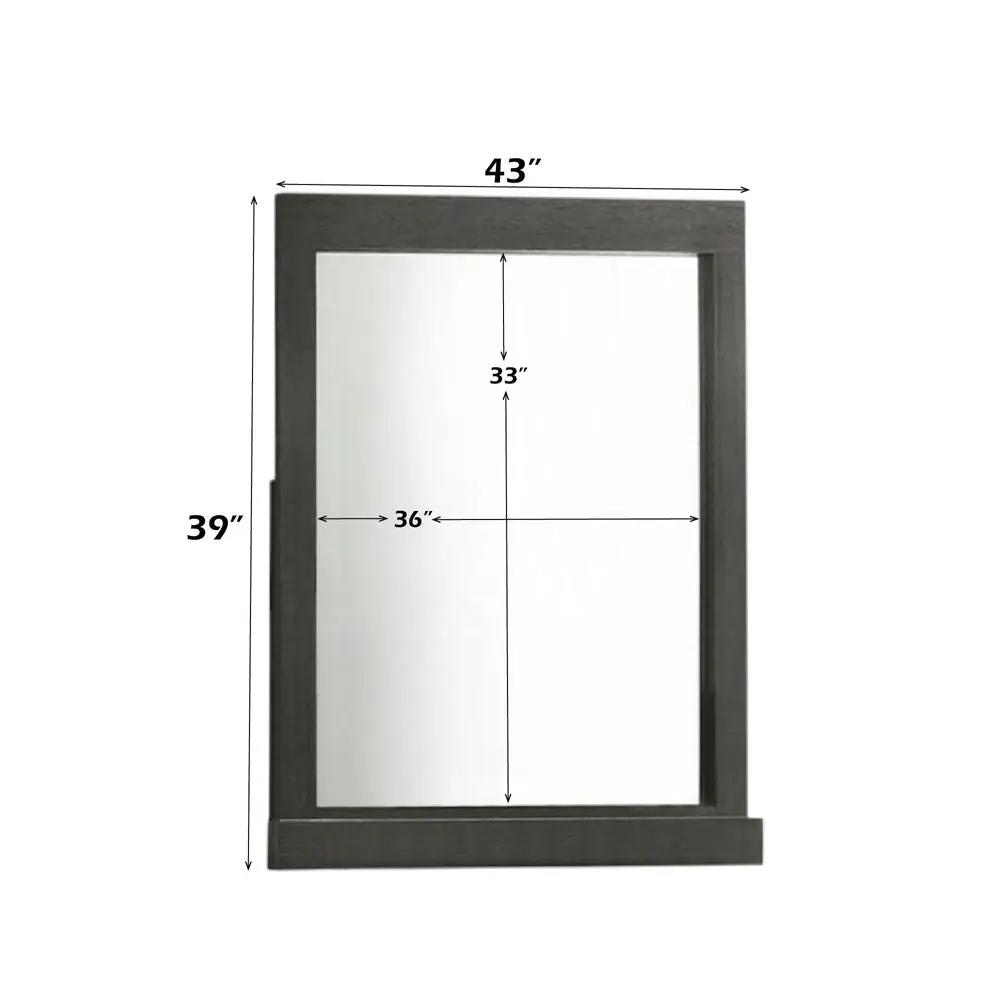 Lantha - Mirror - Gray Oak by Unique Piece Furniture