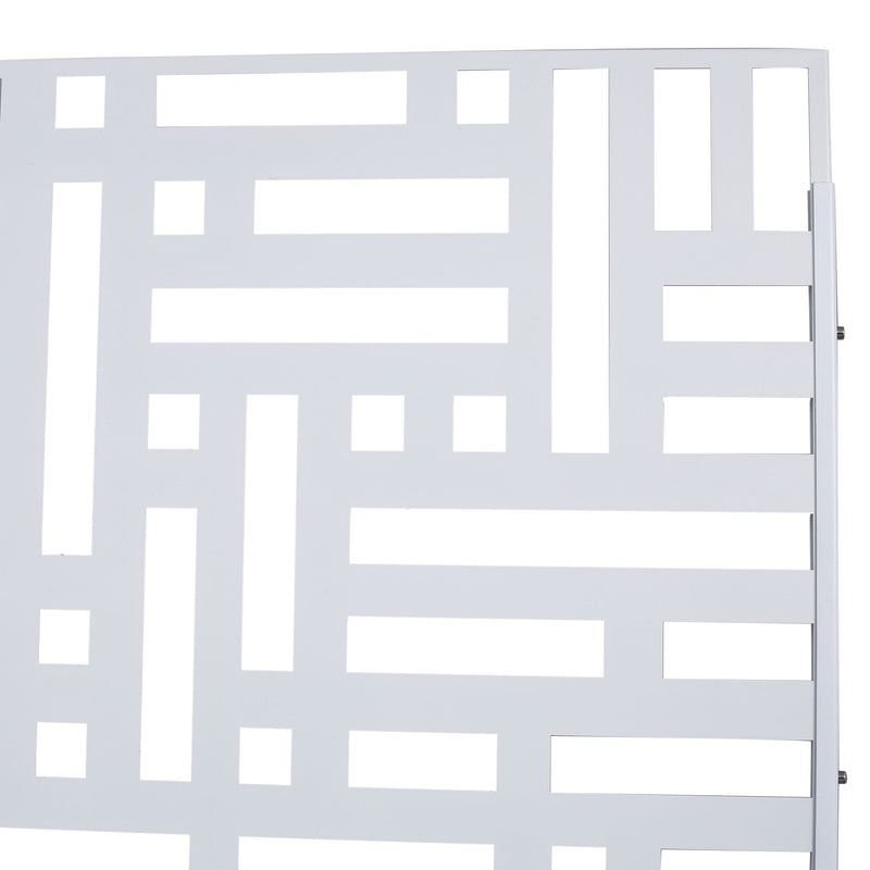 Decorative Freestanding Metal Privacy Screen For Indoor & Outdoor Use by HouseOfZazla