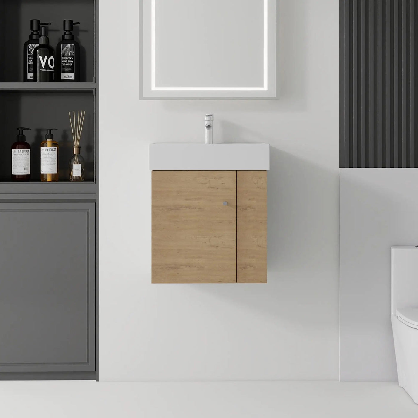 21.6 Inch Floating Bathroom Vanity with Sink by HouseOfZazla