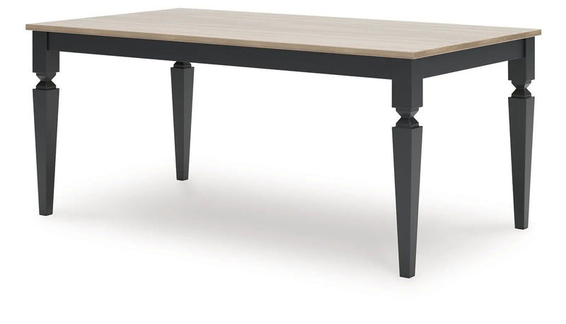 Brenkerton - Rectangular Dining Room Table - Grayish Brown / Black by Unique Piece Furniture