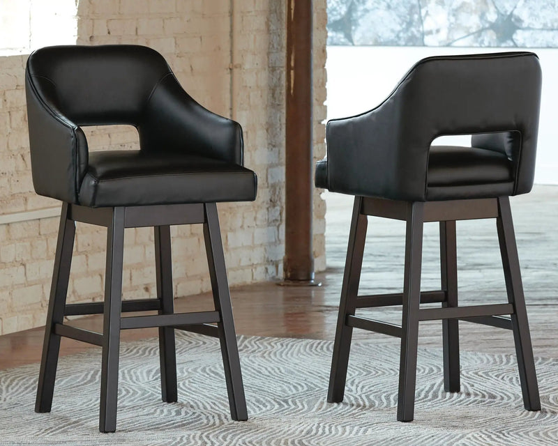 Tallenger - Upholstered Swivel Barstool (Set of 2) by Unique Piece Furniture