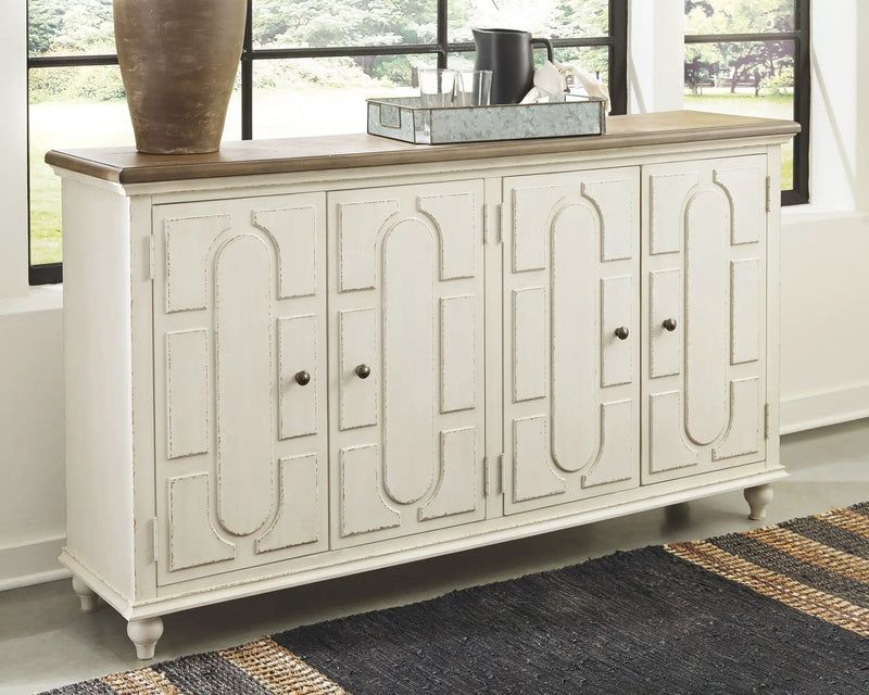 Roranville - Accent Cabinet - Antique White by Unique Piece Furniture