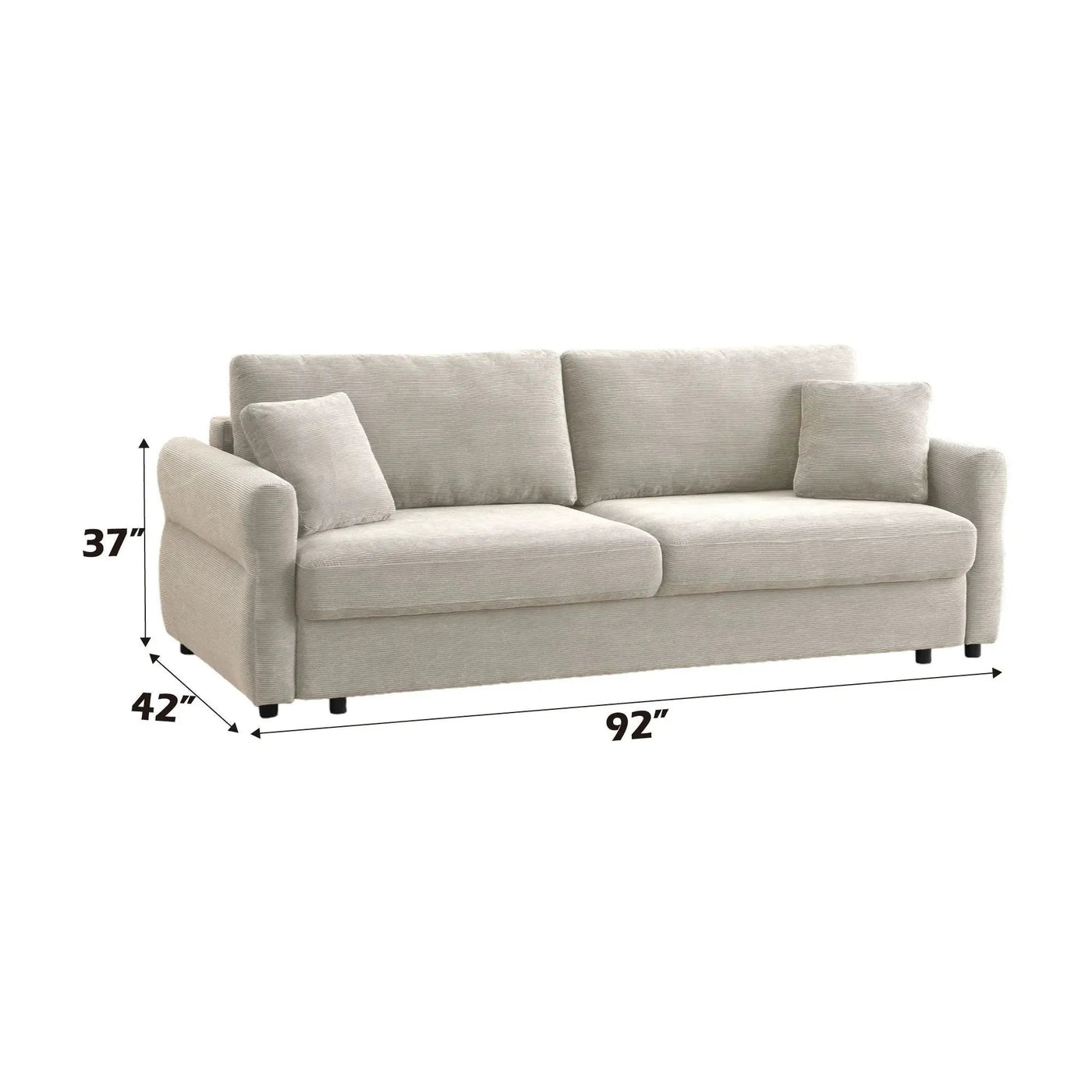 Haran - Pull Out Sleeper Sofa With Storage by Unique Piece Furniture