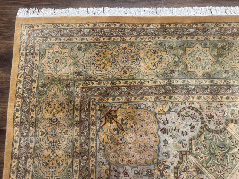 Pak Persian Rug 9x12, Diamond Panel Design, Fine 225 KPSI, Wool by Jewel Rugs