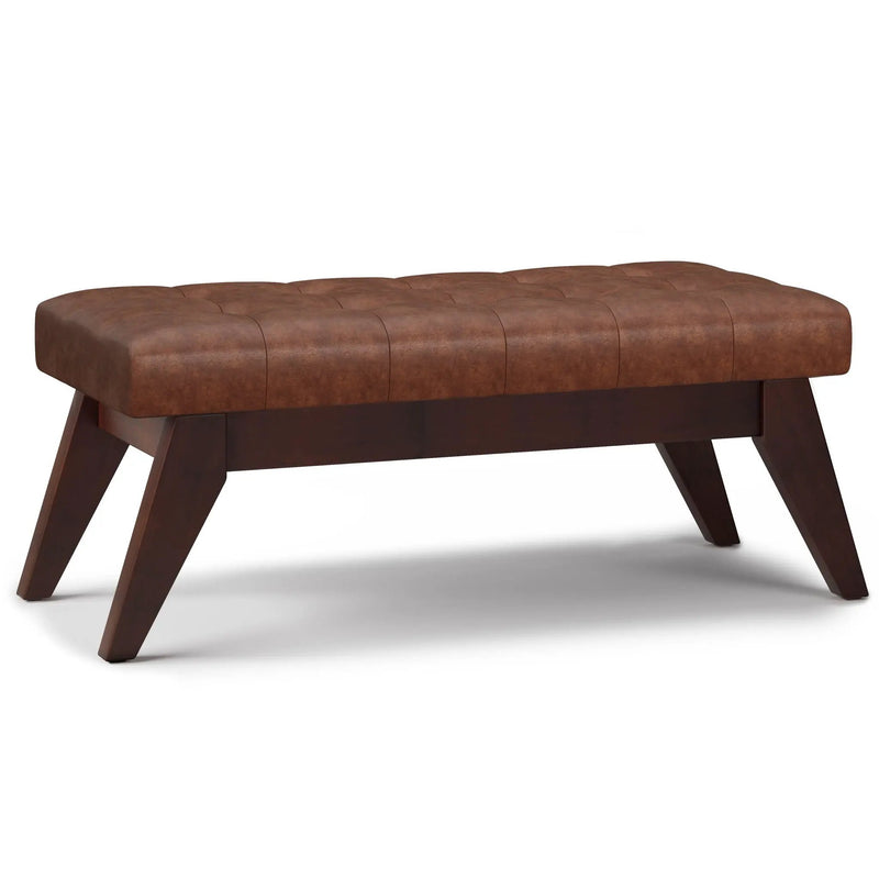 Draper - Upholstered Mid Century Tufted Ottoman Bench by Unique Piece Furniture