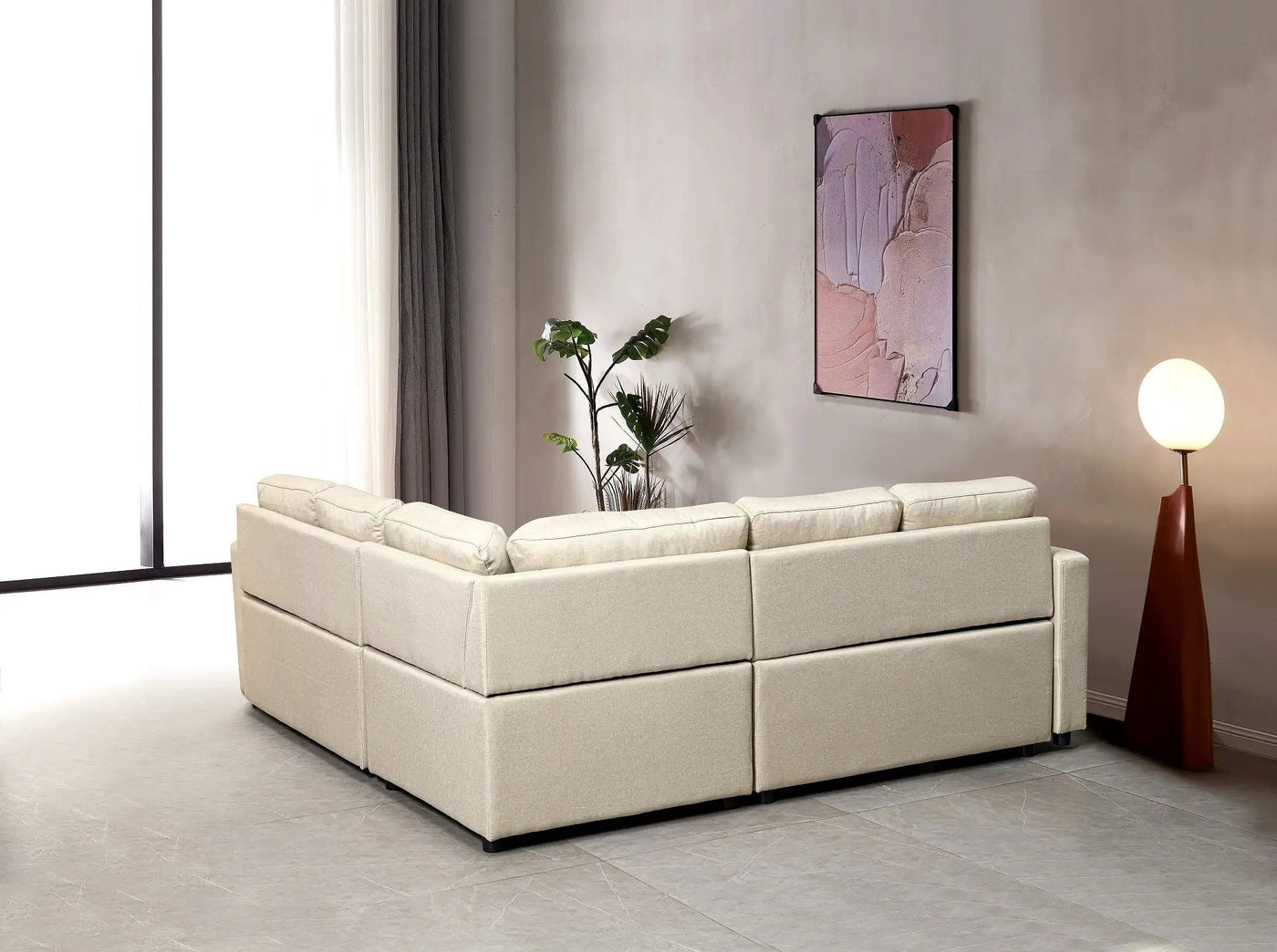 Comfort Design Sectional Sofa Bed by Unique Piece Furniture