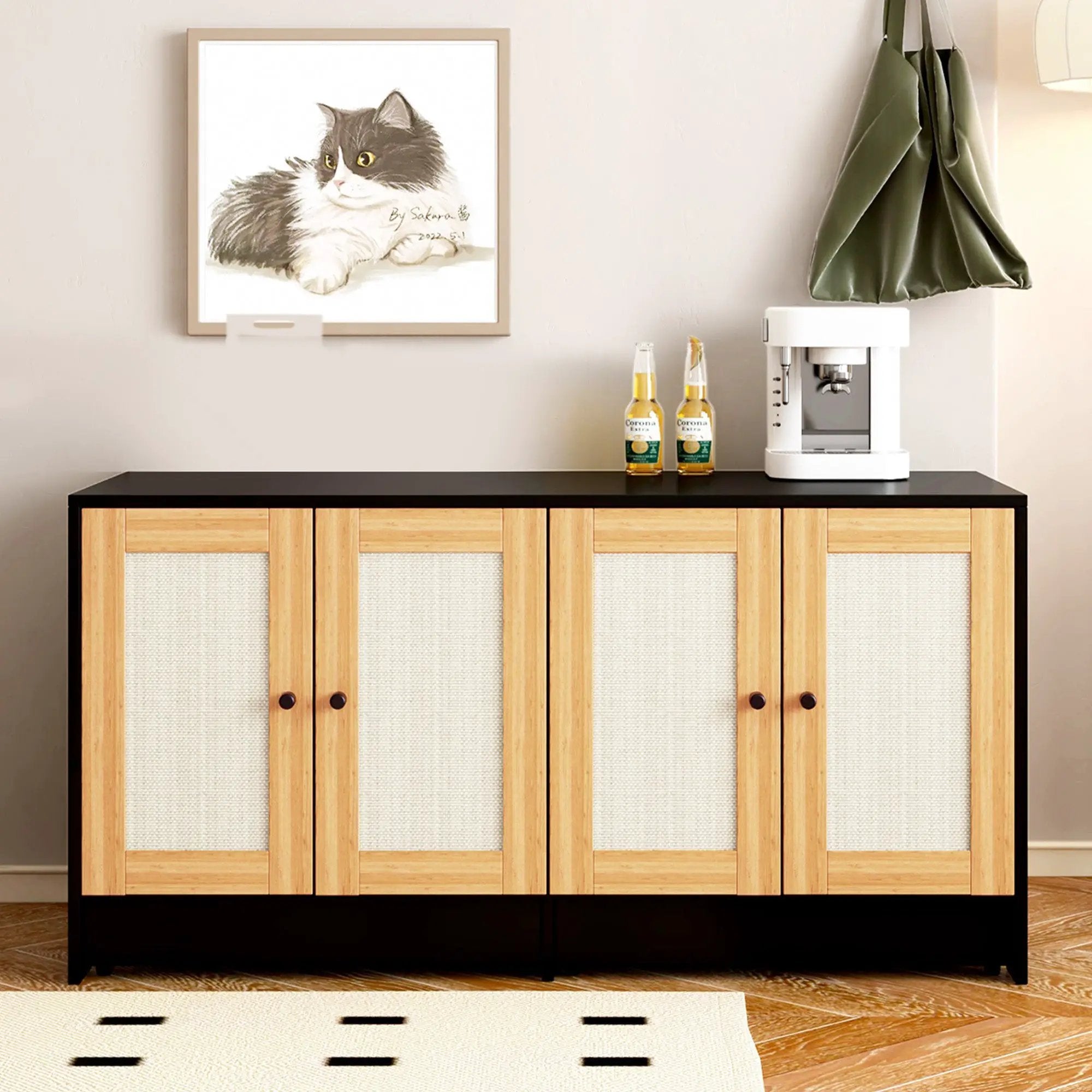 Double Litter Box Enclosure for Cats by HouseOfZazla