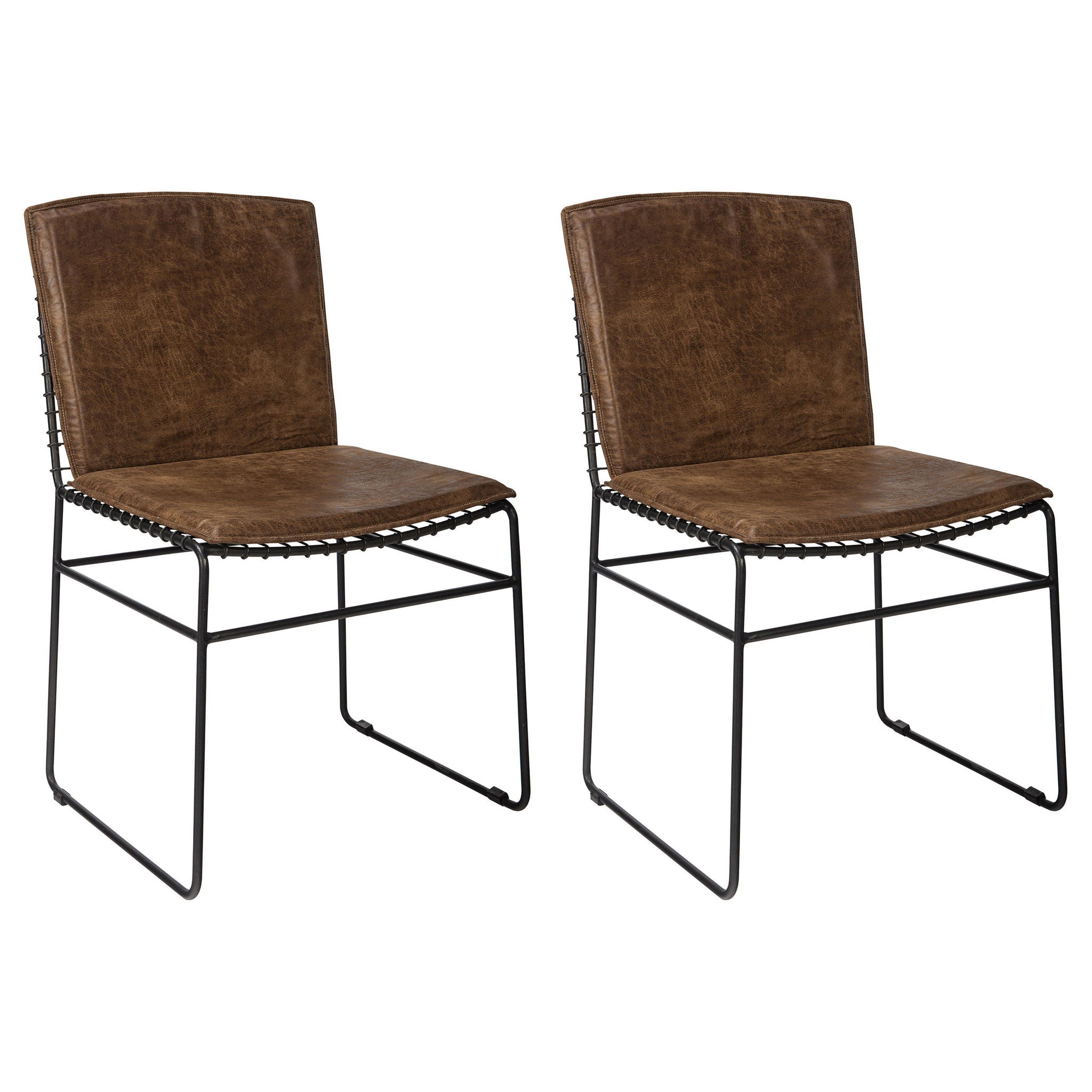 Arthur - Dining Chairs (Set of 2) - Antique Brown by HouseOfZazla