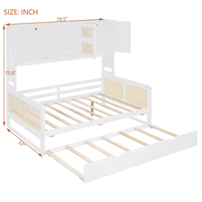 Daybed And All In One Cabinet And Shelf by HouseOfZazla