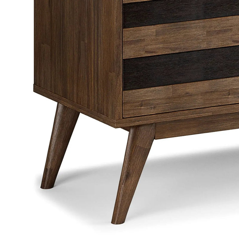 Clarkson - TV Stand - Rustic Natural Aged Brown by HouseOfZazla