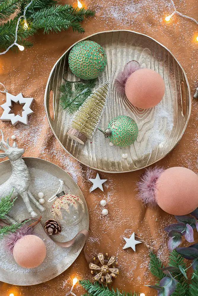 Christmas Ball Ornaments, Glass Decorative Hanging Ball Christmas Tree Ornaments by HouseOfZazla