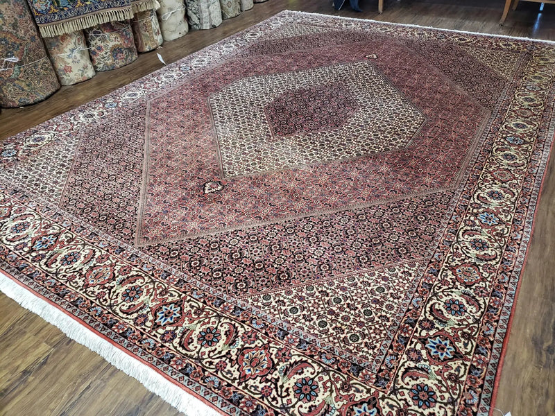 Stunning Persian Bijar Rug 8x11 - Herati Mahi Pattern by Jewel Rugs