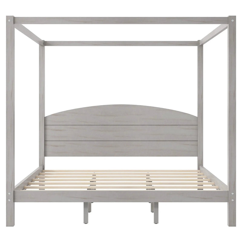 anopy Platform Bed With Headboard And Support Legs by Unique Piece Furniture