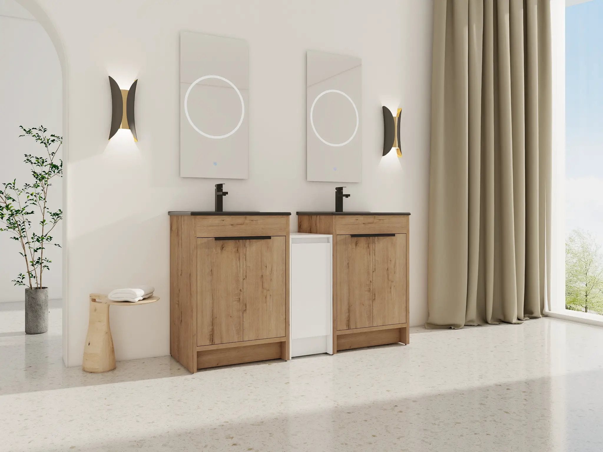 60 Inch Freestanding Bathroom Vanity by HouseOfZazla