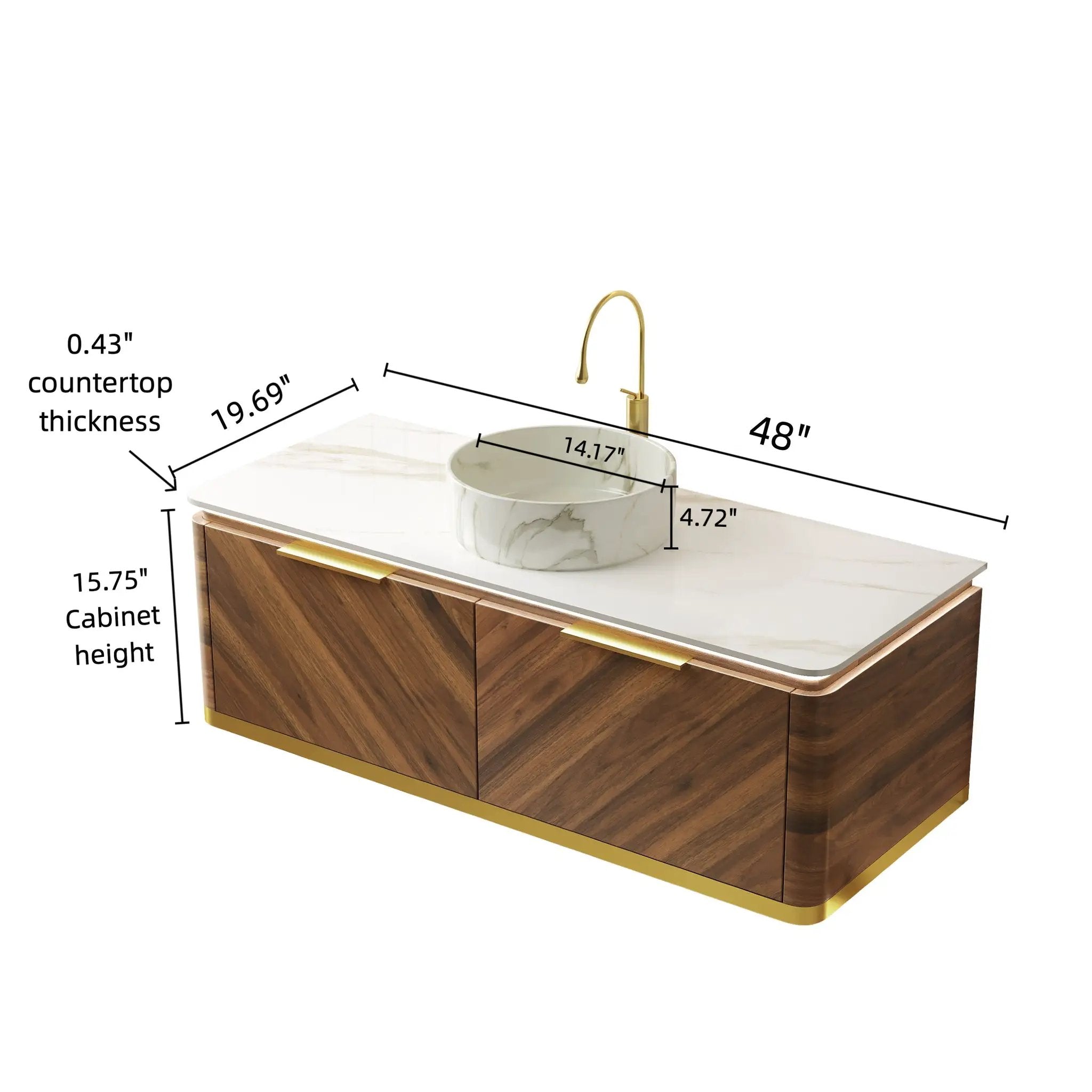 DIPA 48" Bathroom Vanity & Sink by HouseOfZazla