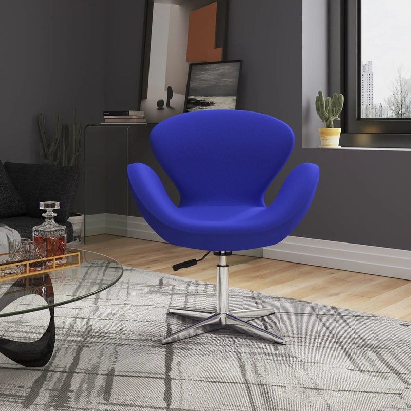 Raspberry - Swivel Lounge Chair by HouseOfZazla