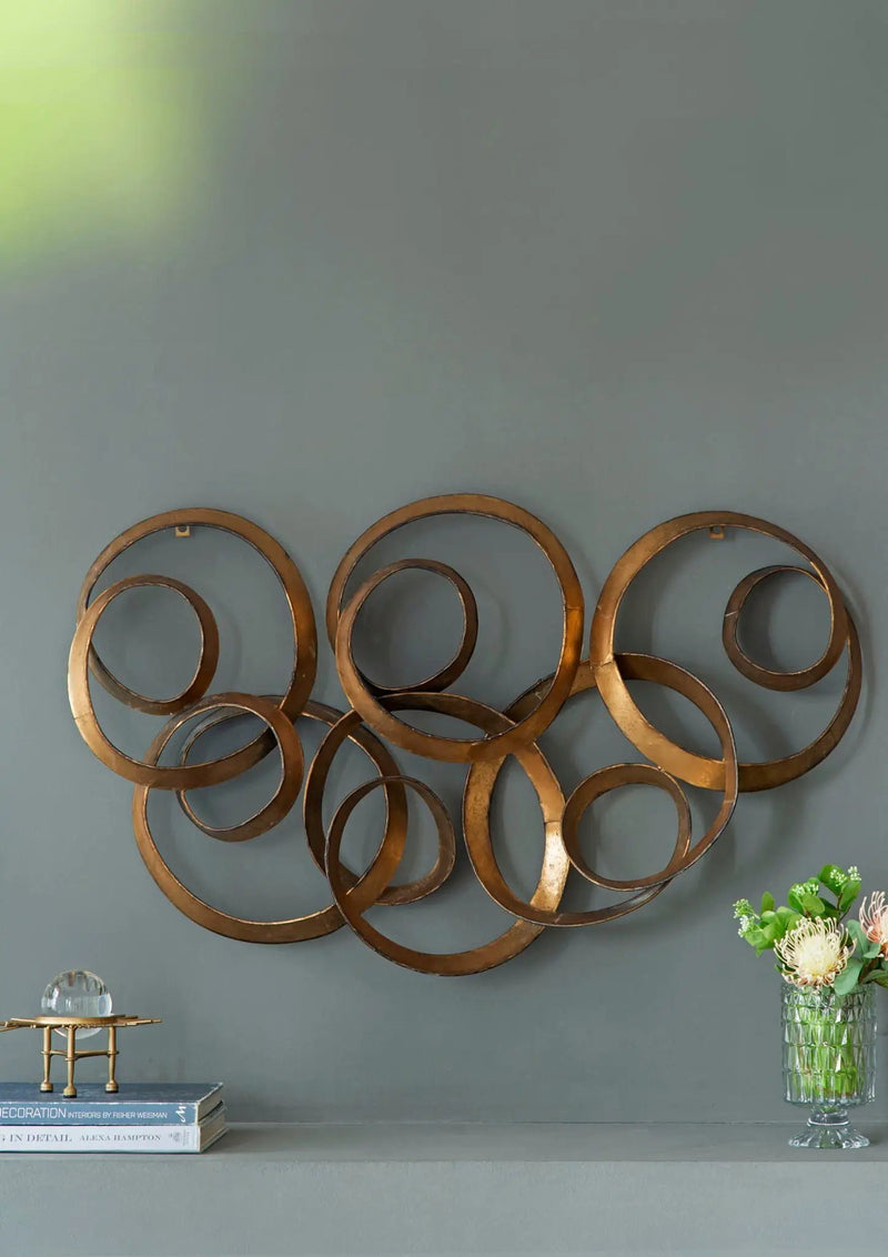 SerethaLeaf Wall Decor - Gold by HouseOfZazla