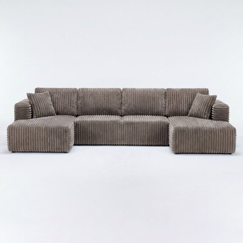 U-Shape Modular Sectional Sofa For Living Room by HouseOfZazla