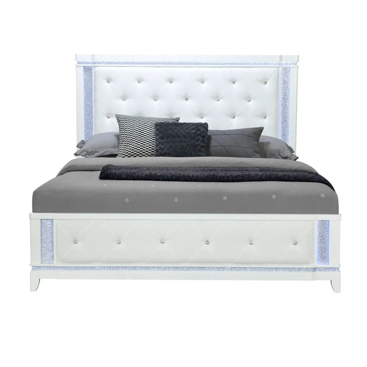 Adalid - Contemporary Bed With LED Lights by Unique Piece Furniture