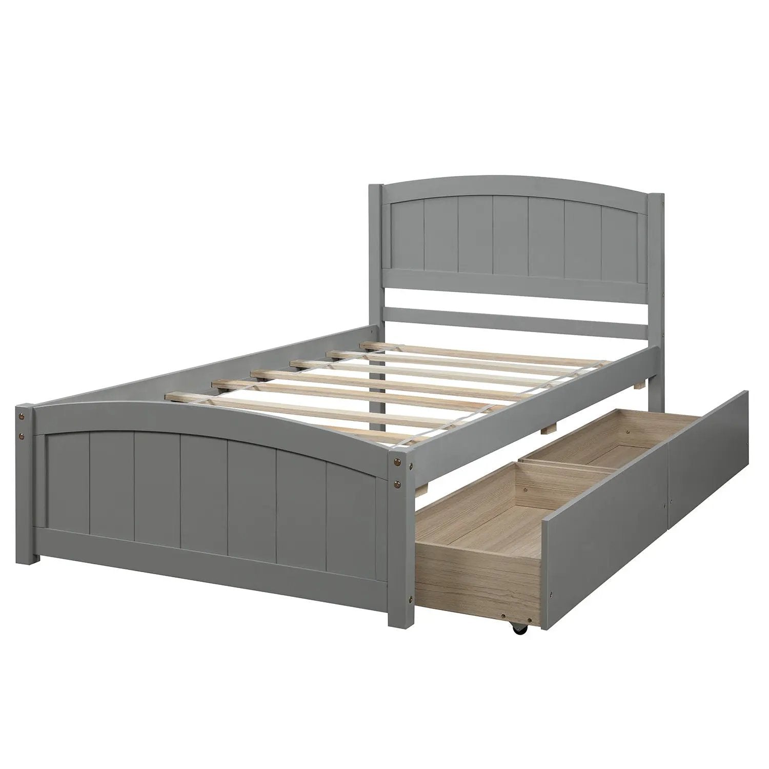 Platform Bed & Headboard, Footboard And Wood Slat Support by Unique Piece Furniture