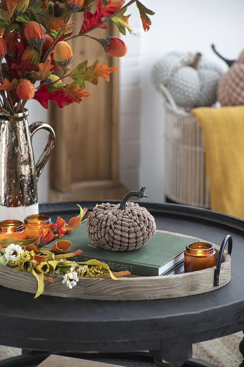 Weighted Pumpkin Ornament Decor For Holiday Harvest Festival Fall Festival & Thanksgiving by HouseOfZazla