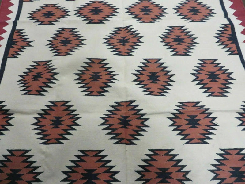 5' X 8' Hand Woven Wool Rug Contemporary Kilim Dhurrie Modern Oriental Area Rug by Jewel Rugs