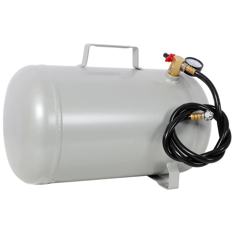 Portable 5 Gallon Aluminum Air Tank with Pressure Gauge and Hose by HouseOfZazla