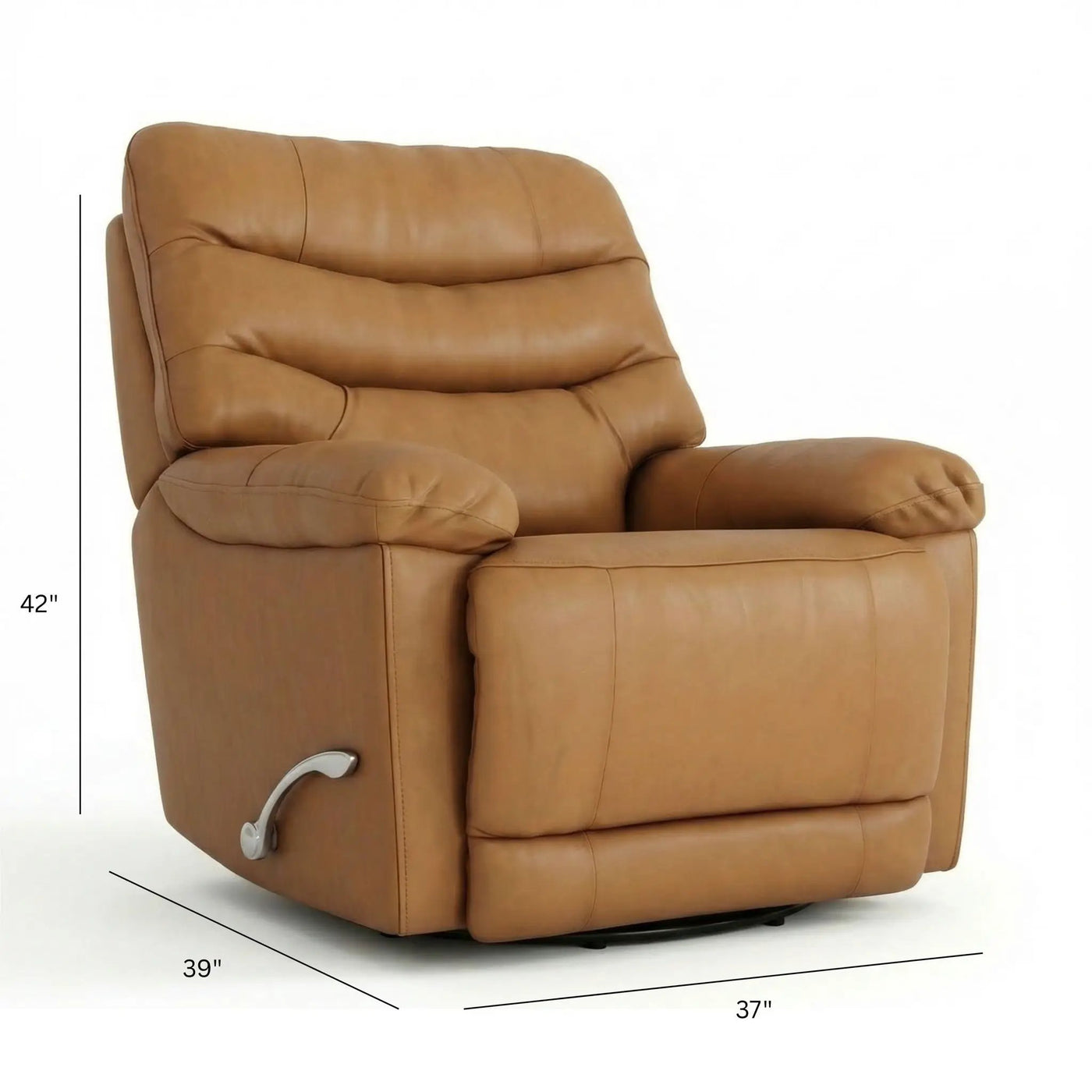 Oslo Antelope - Swivel Glider Recliner With Manual Footrest by HouseOfZazla