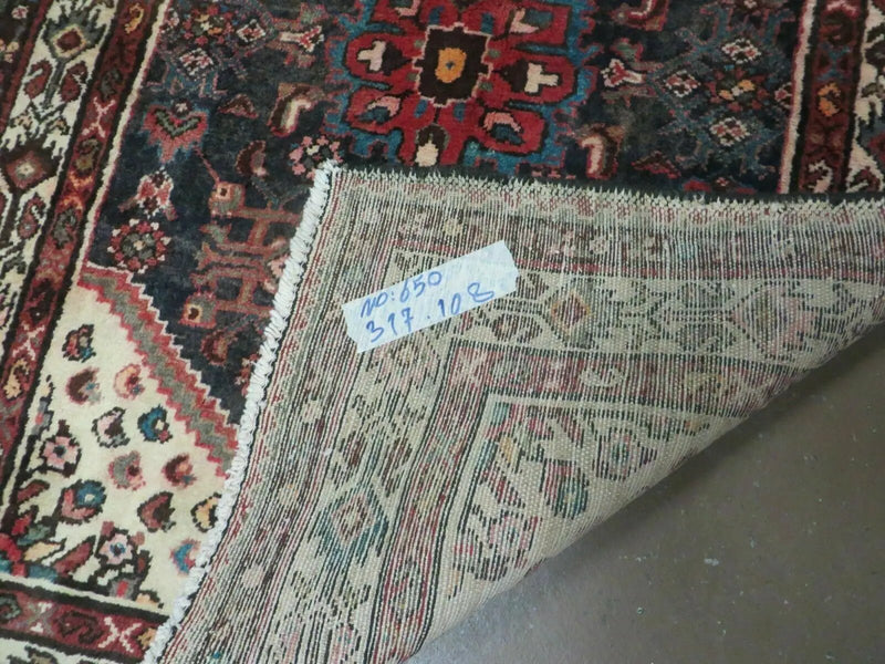 3' 6" X 10' 3" Antique Handmade Turkish Wool Runner Rug by Jewel Rugs