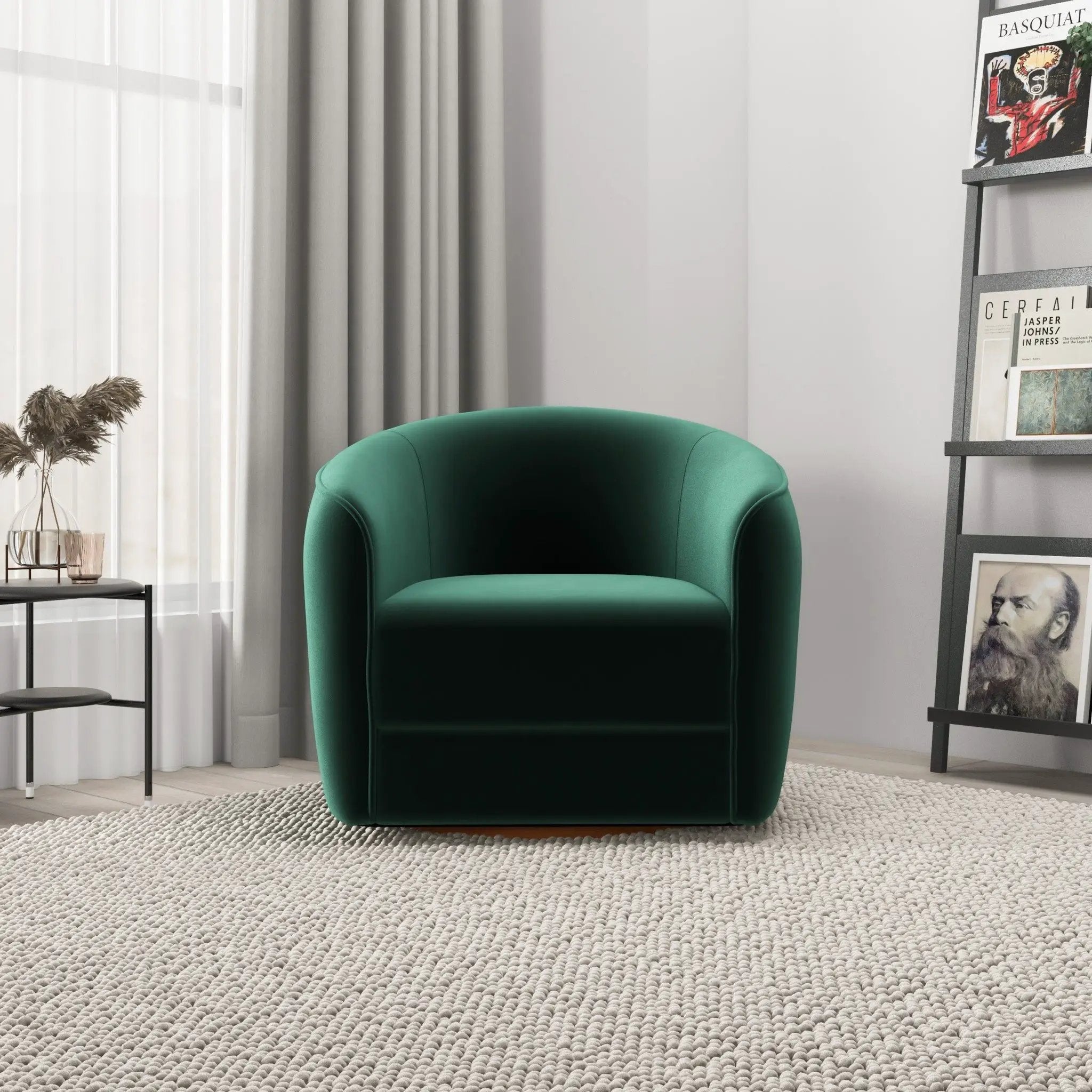 Elise - Mid-Century Modern Swivel Chair by HouseOfZazla