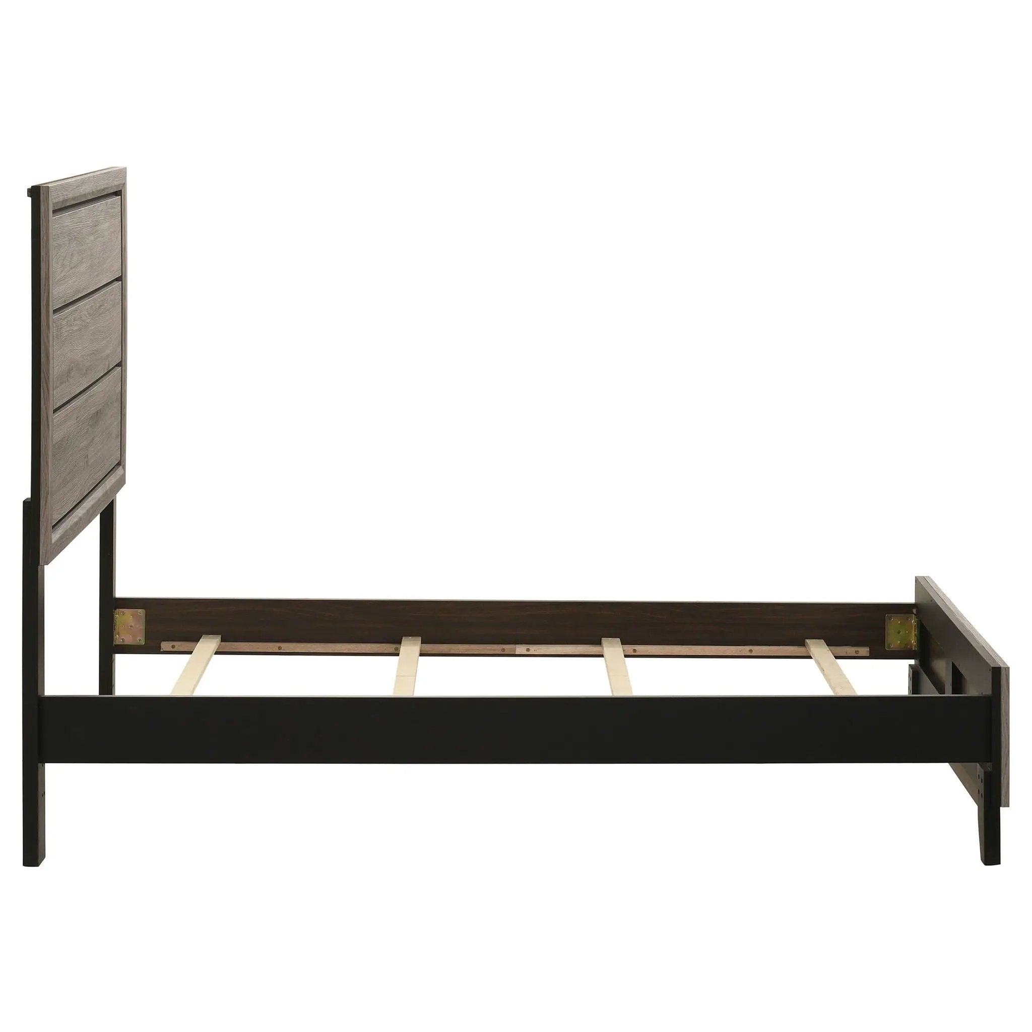 Watson Wood Twin Panel Bed Light Taupe by Unique Piece Furniture