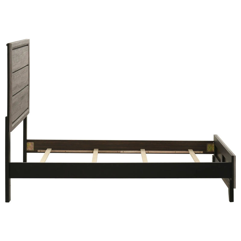 Watson Wood Twin Panel Bed Light Taupe by Unique Piece Furniture