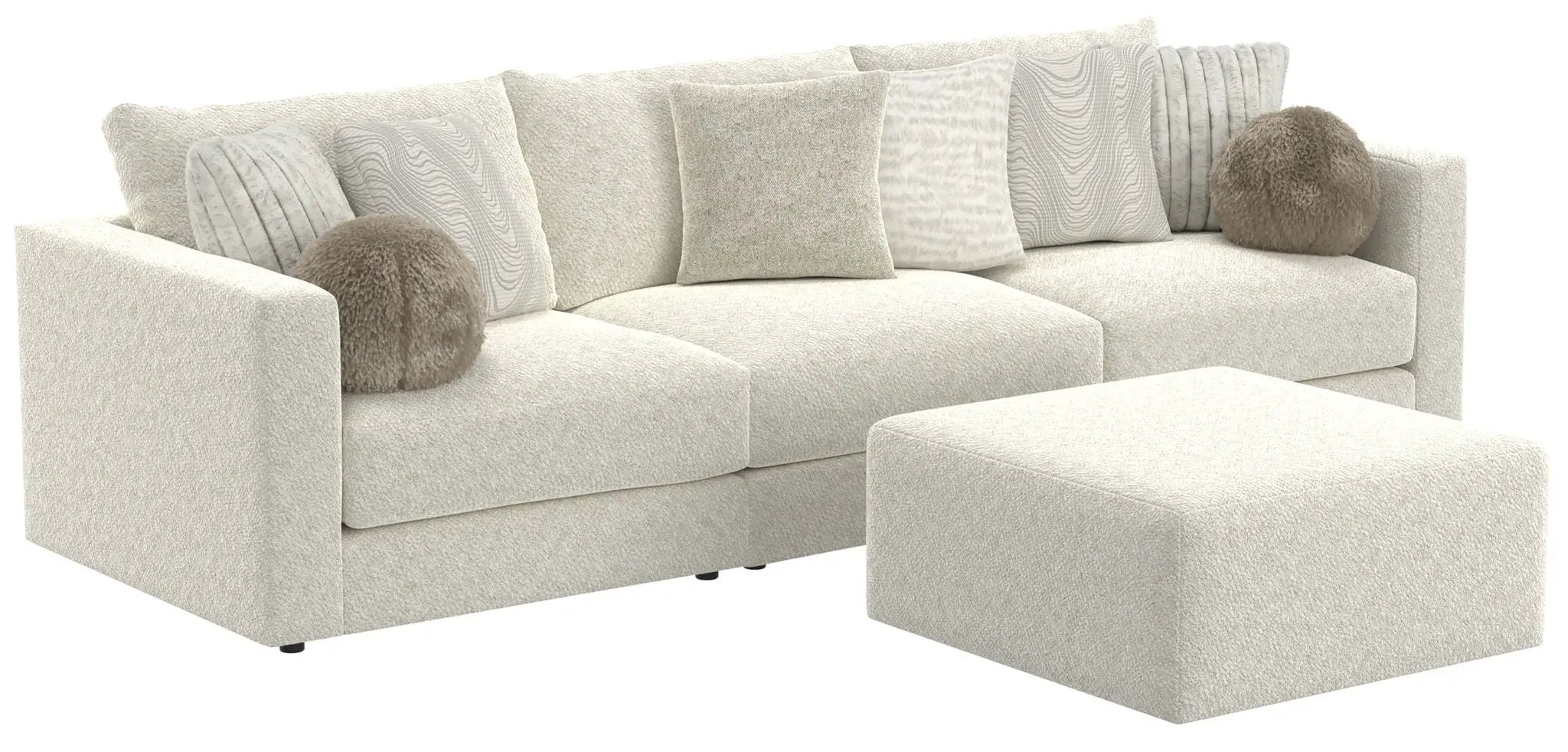 Ritzy - Modular Sofa And Included Cocktail Ottoman by Unique Piece Furniture