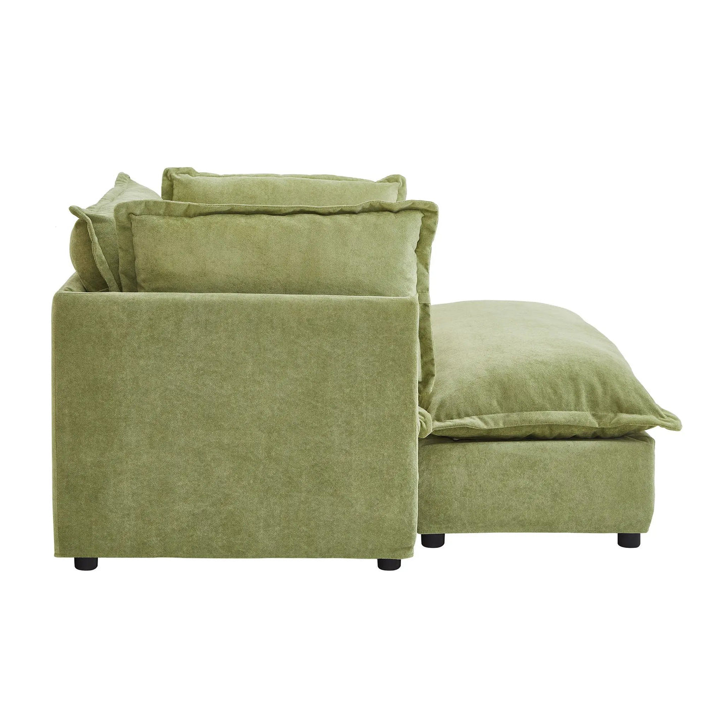 Modern Armchair Sofa With Movable Ottoman by HouseOfZazla