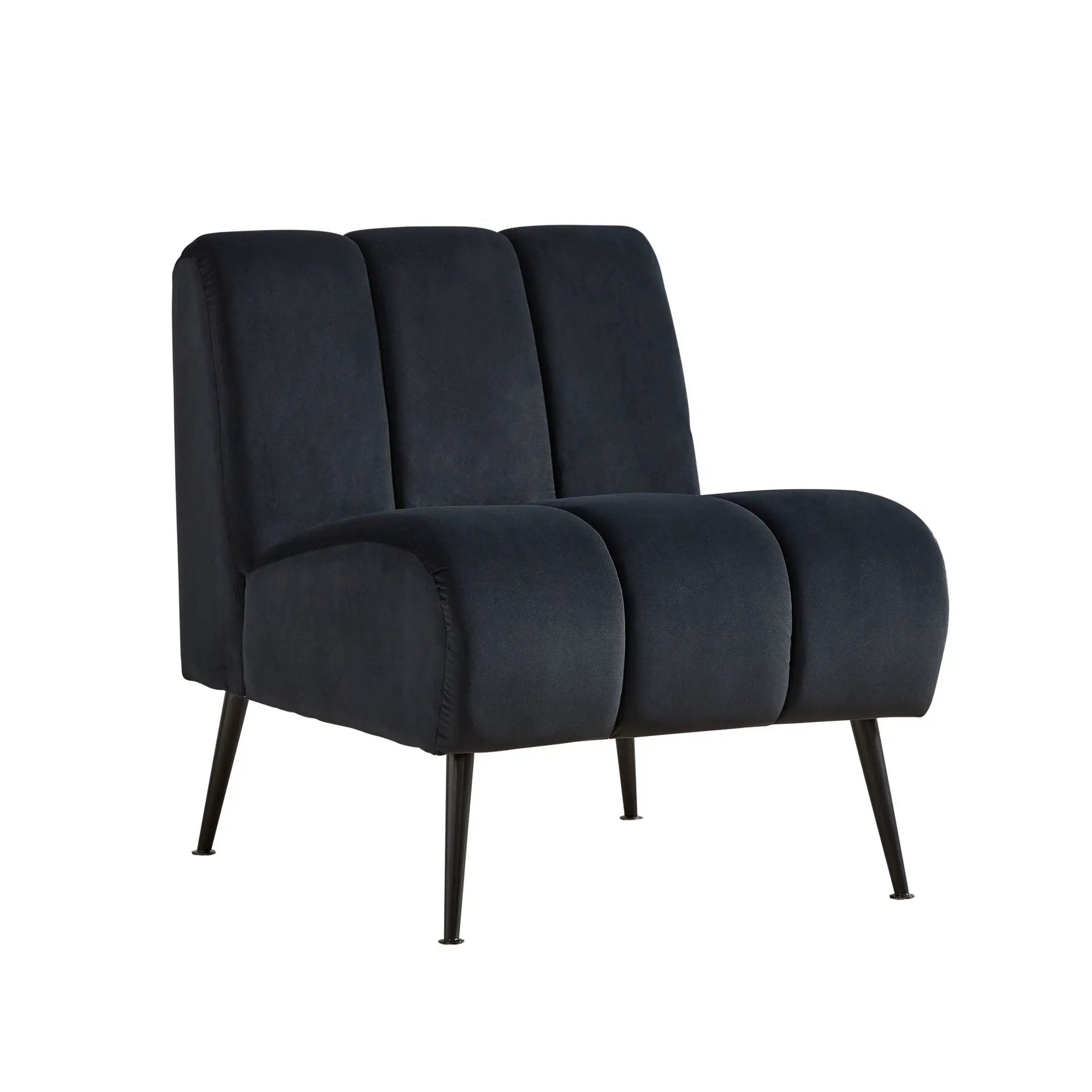 Upholstered Armless Chair For Living Room by HouseOfZazla