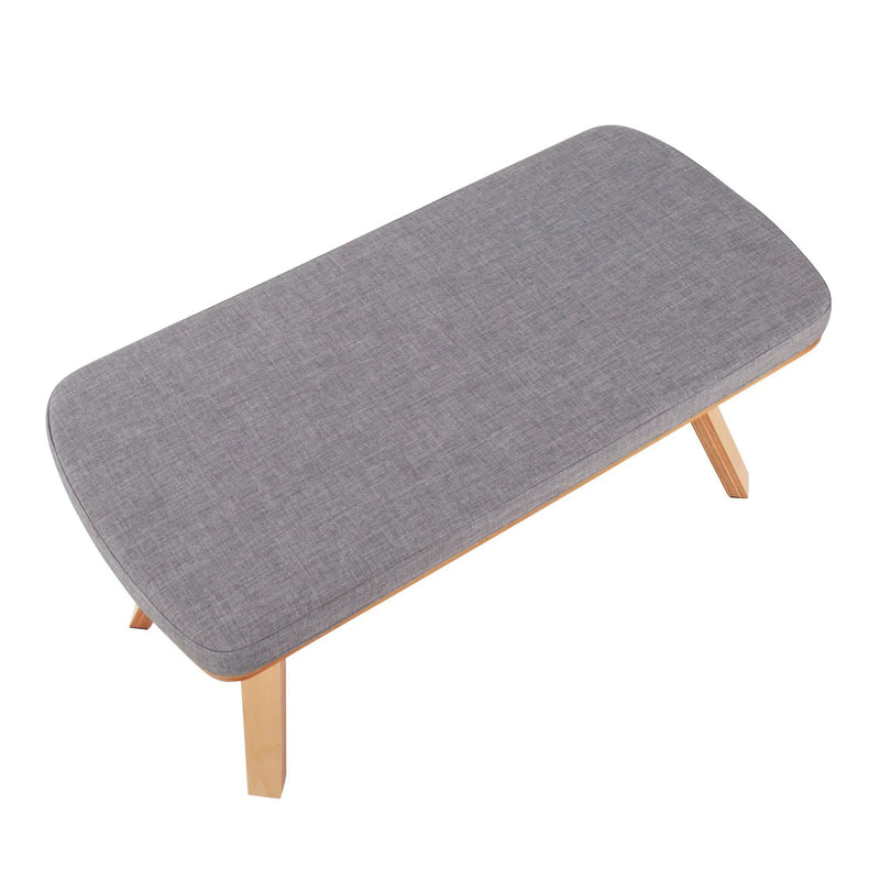 Folia - Mid Century / Modern Bench by Unique Piece Furniture