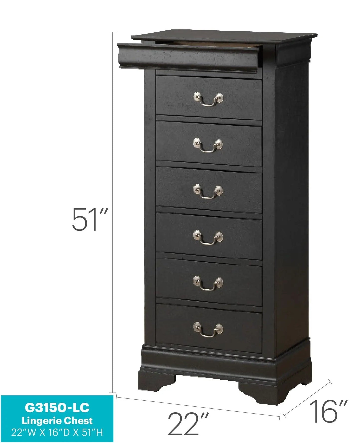 Traditional Style Lingerie Storage Chest by HouseOfZazla