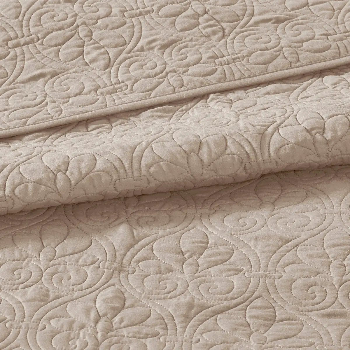 Reversible Quilt Set Khaki Full/Queen by HouseOfZazla