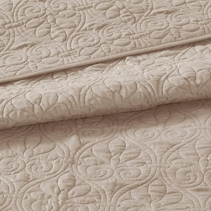 Reversible Quilt Set Khaki Full/Queen by HouseOfZazla