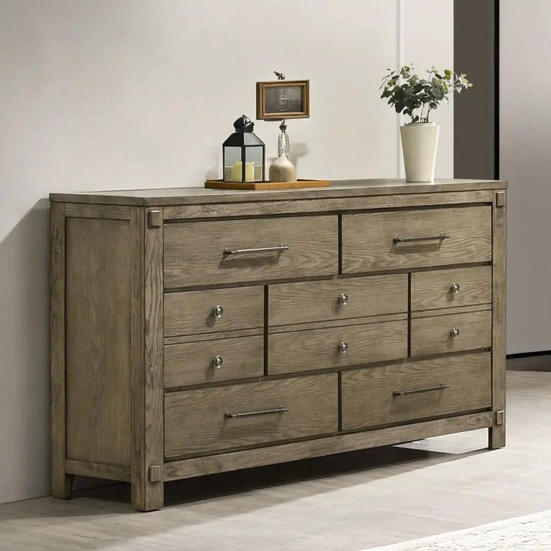 Colton - Dresser - Antique White Oak by Unique Piece Furniture