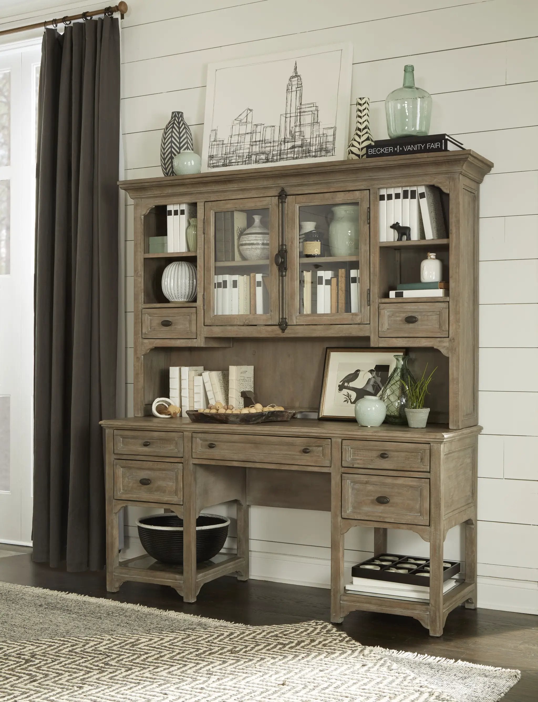 Tinley Park - Desk - Dove Tail Gray by Unique Piece Furniture