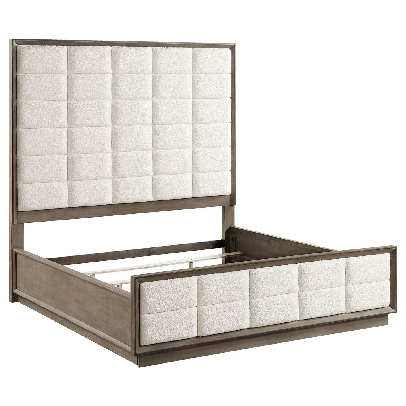 Prescott - Upholstered Panel Bed by HouseOfZazla