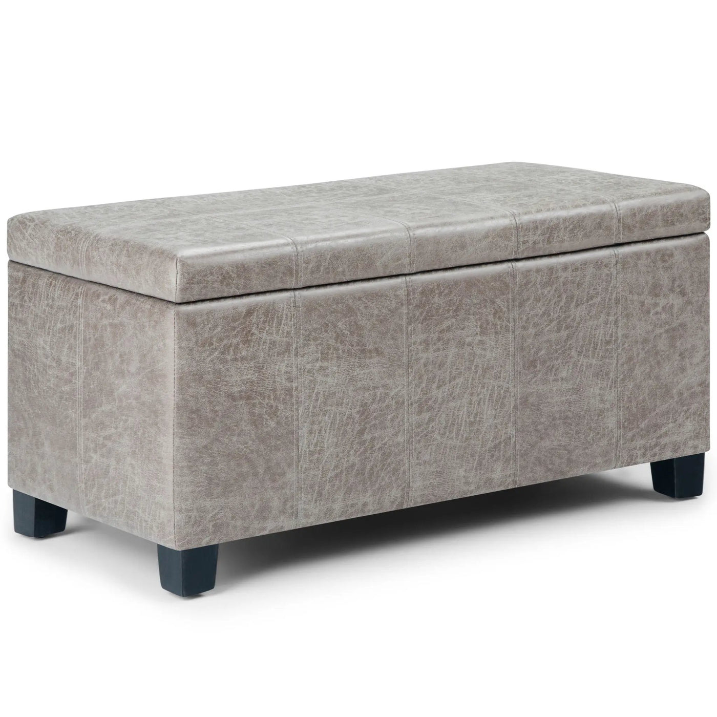 Dover - Upholstered Storage Ottoman Bench by HouseOfZazla