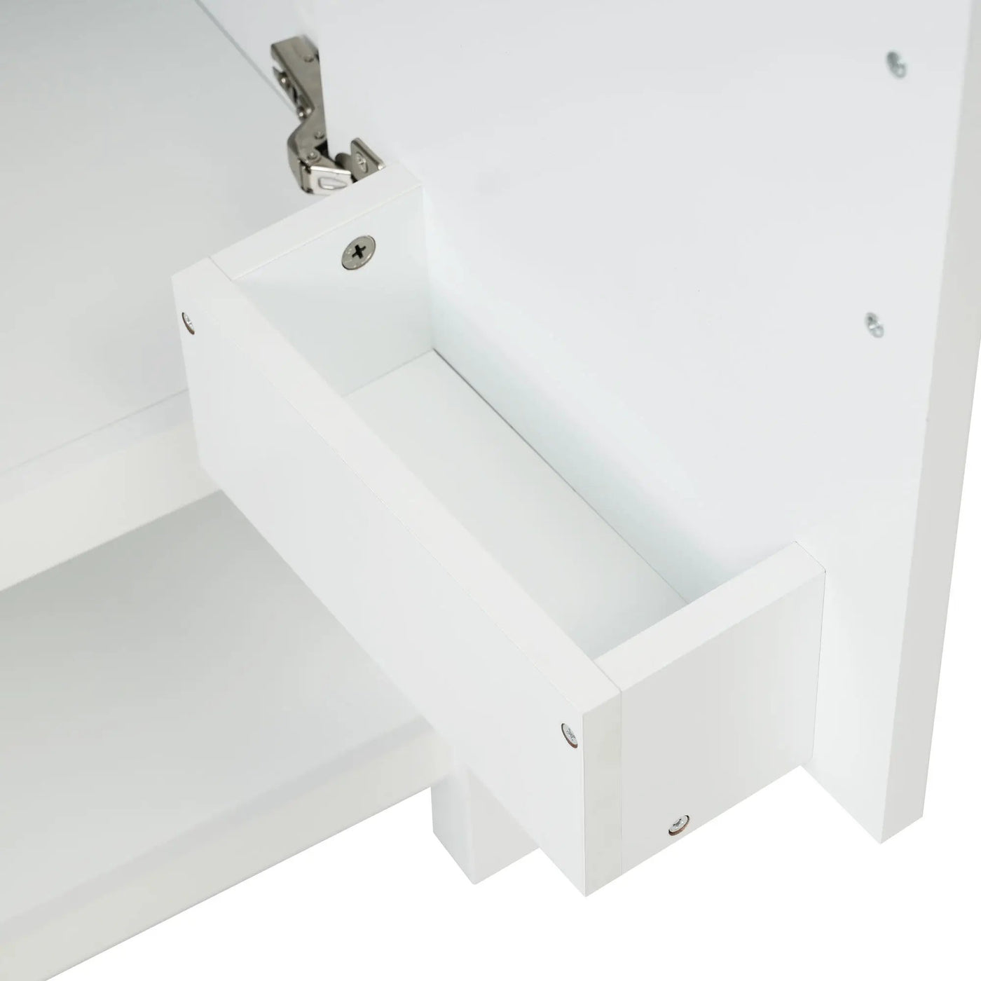 Elegant Bathroom Vanity With Ceramic Sink And Versatile Storage by HouseOfZazla