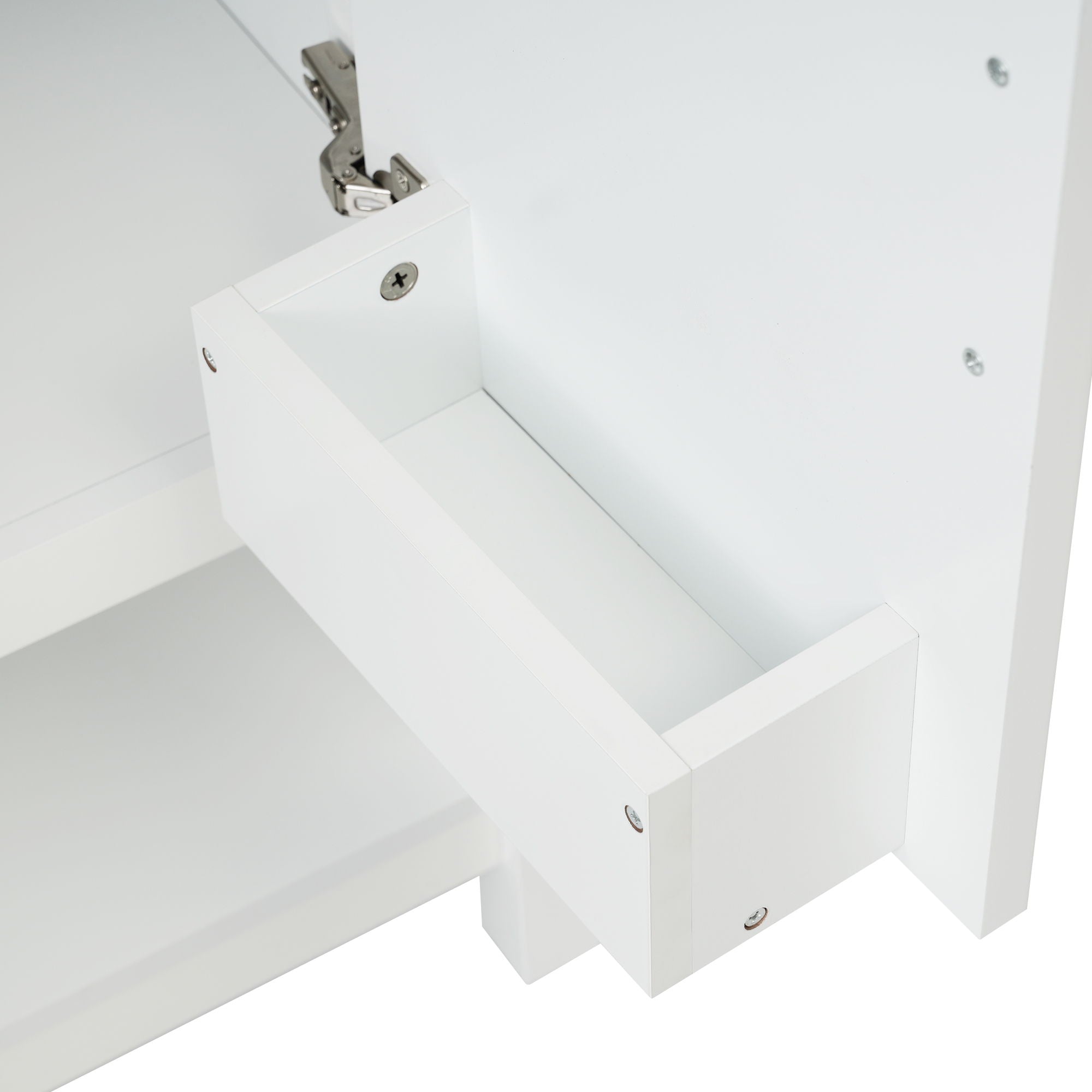 Elegant Bathroom Vanity With Ceramic Sink And Versatile Storage by HouseOfZazla