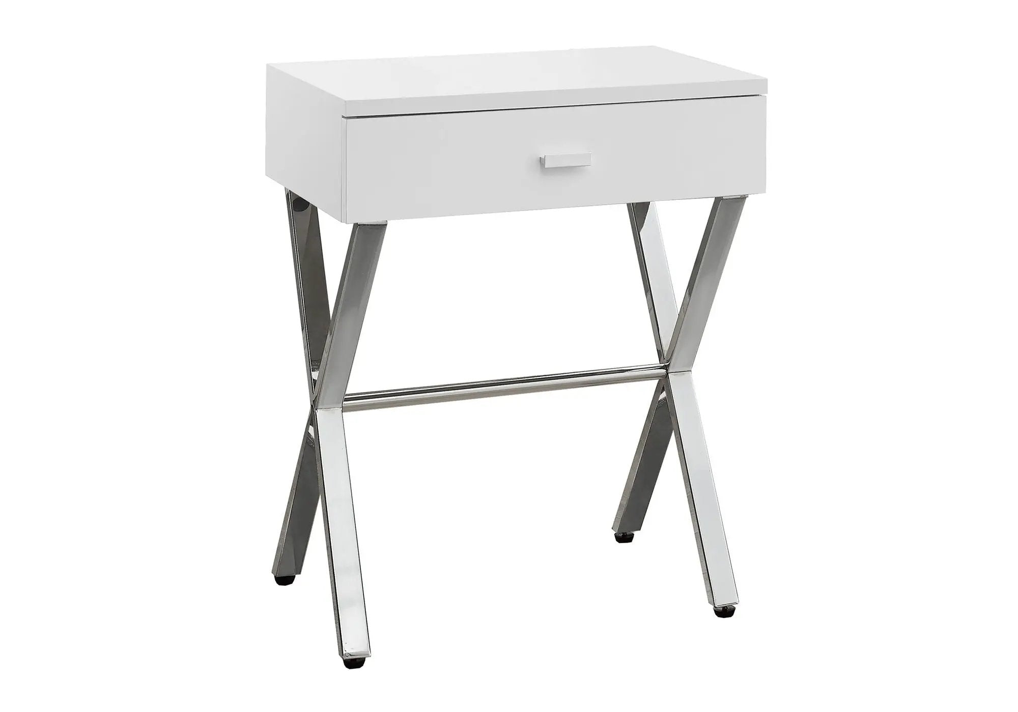 Accent Side X Table, Storage Drawer, Contemporary & Modern by Unique Piece Furniture